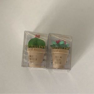 Taste Labs Succulent Lip Balms Bundle/Lot 2 watermelon vanilla NEW Sealed